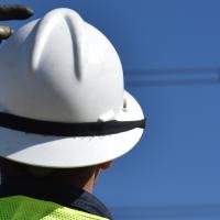 Public power line workers