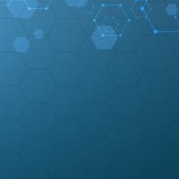 Graphical background showing overlapping hexagonal nodes