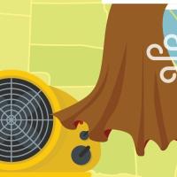 illustration of various heating and cooling items