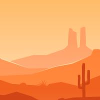 western desert background