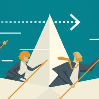 illustration of people on a boat