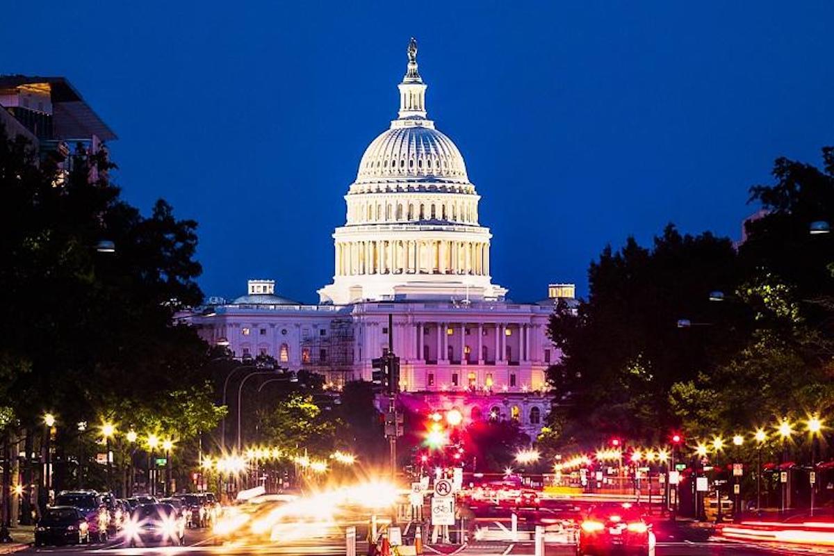Capitol Dome at night