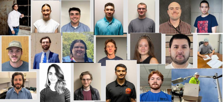Collage of headshots of DEED scholarship recipients in 2023 and 2024