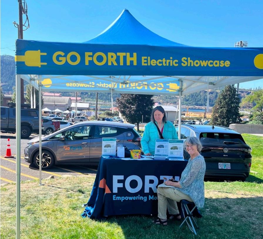 Northern Wasco PUD and Forth at a community fair in rural Oregon