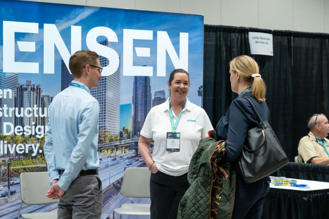 Group of people talking at the APPA Engineering and Operations Conference