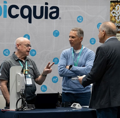 Group of people talking at the APPA Engineering and Operations Conference