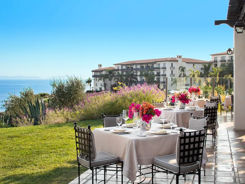 Restaurant terrace at Terranea Resort