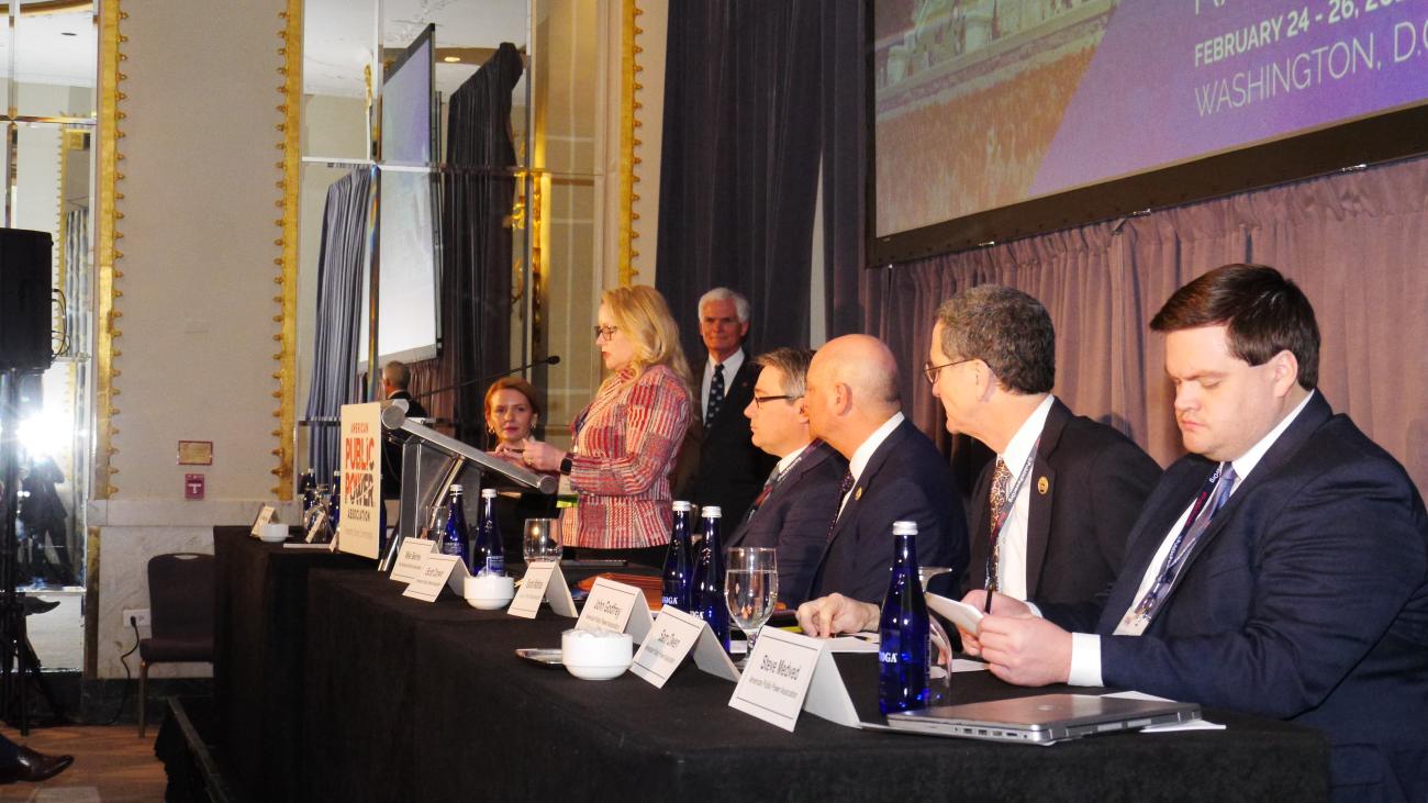 Attendees and APPA staff at a session of the Legislative Conference in Washington, D.C., February 2025
