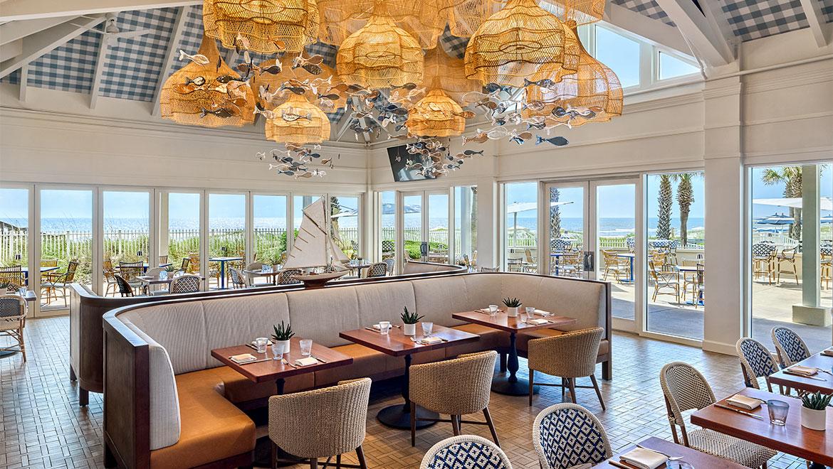 Omni Amelia Island Surfcaster restaurant interior