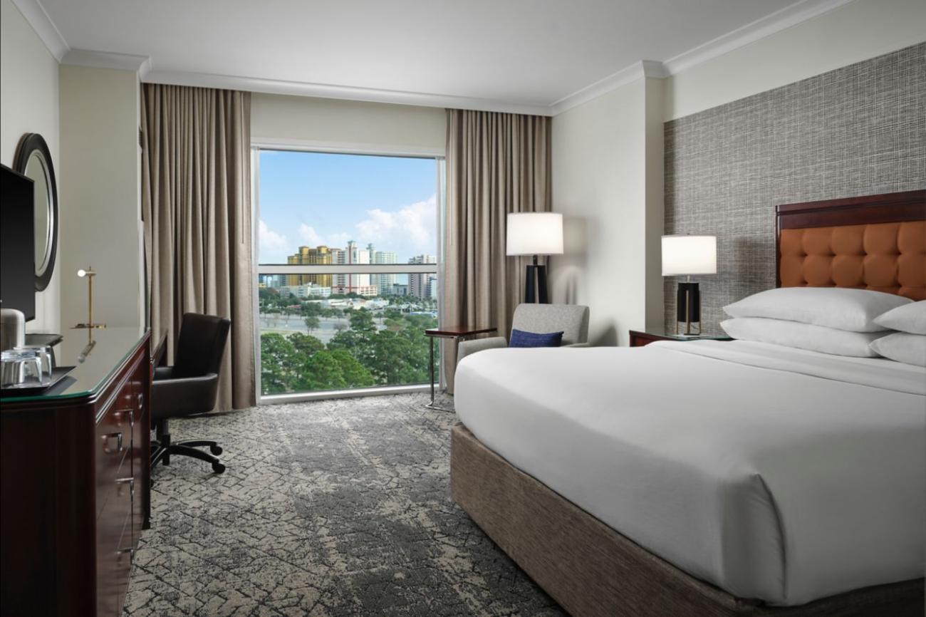 Sheraton Myrtle Beach guestroom with ocean view