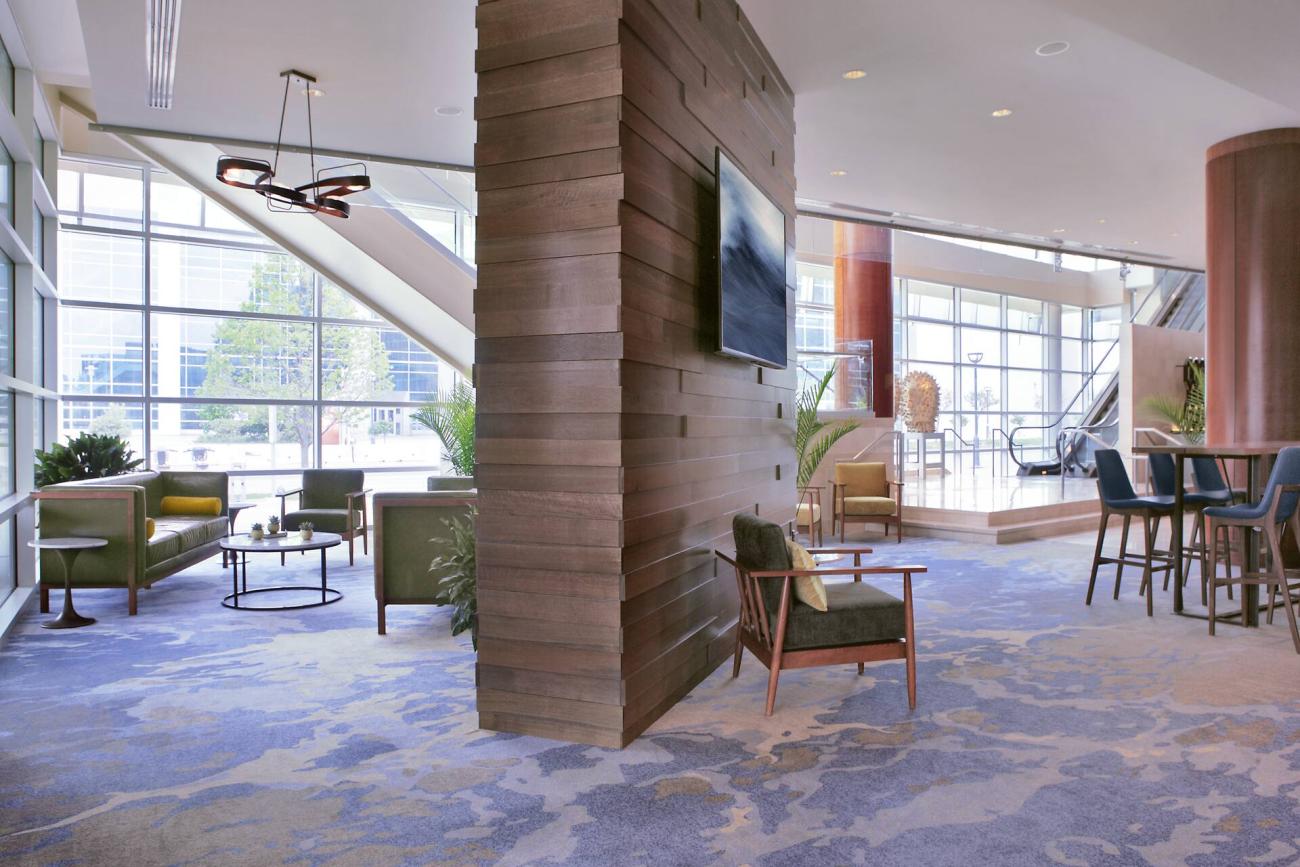 Hilton Omaha seating area