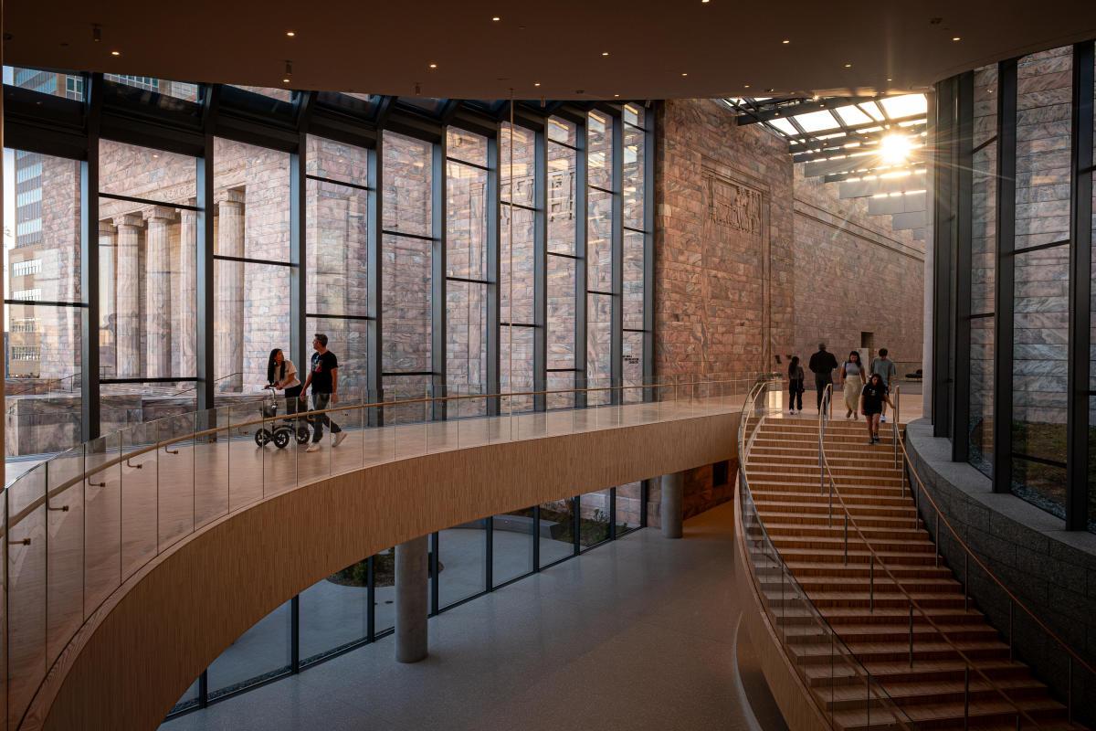 interior of Omaha's Joselyn Art Museum