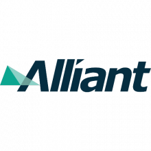 Alliant logo in blue text