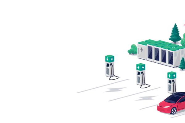 EV chargers graphic