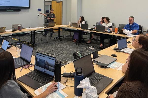 Greenville Utilities Commission staff attending an AI training