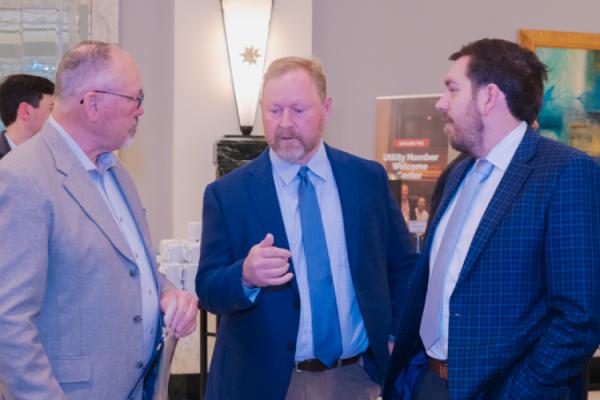 Attendees at the 2026 APPA Legislative Rally talking with each other