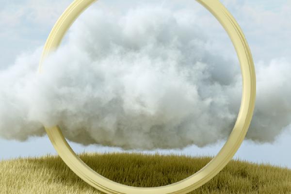 cloud trapped in a ring