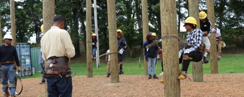 Participants in MLGW's utility construction bootcamp. Photo by Markia Hilliard.  