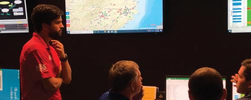 APPA helping lead a disaster response exercise.