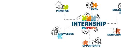 Graphic around Internships