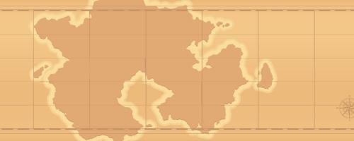 treasure map of nondescript island
