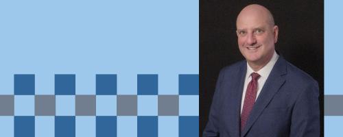 scott corwin and blue square pattern