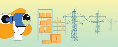 Image of interconnected power lines