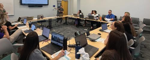 Greenville Utilities Commission staff attending an AI training