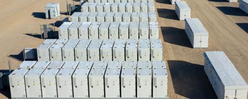 Battery storage complex in Northern Wasco County PUD