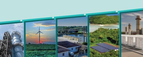Five types of electric generation facilities, all from public power owners