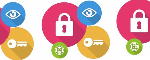 series of icons related to cybersecurity